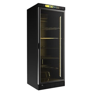 يخچال 60 سانتی مشکی تک درب کینو مدل KINO KR 615 WLBL