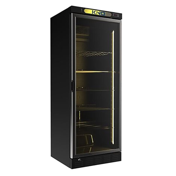 يخچال 60 سانتی مشکی تک درب کینو مدل KINO KR 615 WLBL