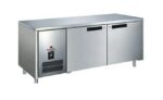 یخچال و فریزر روی میز کار 2 درب استیل Diamond مدل CH-6T-2d