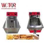 سرخ کن برقی تک لگن 8 لیتری بدون شیر ویکتور VICTOR 8L